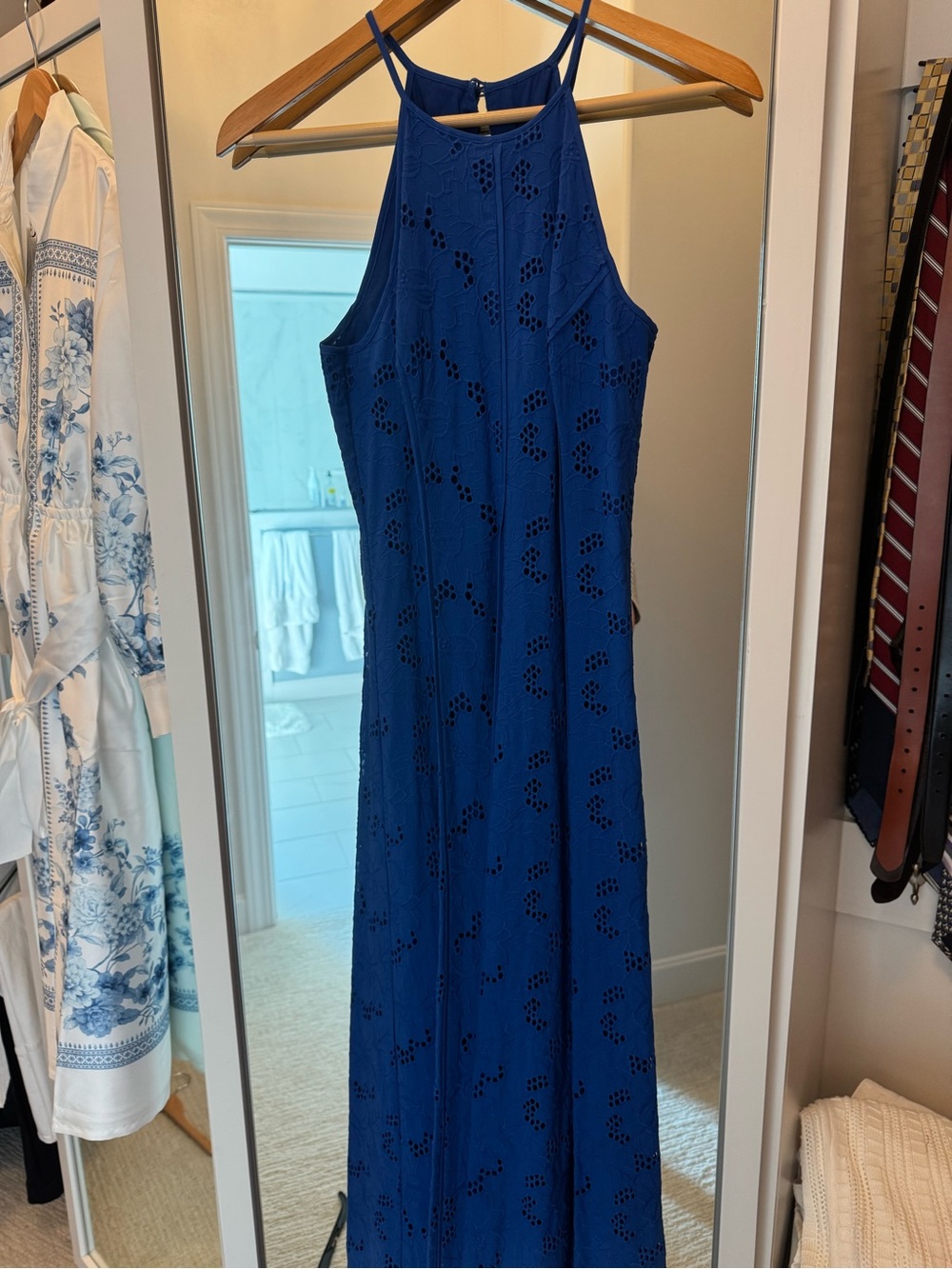Antonio Melani eyelet maxi dress